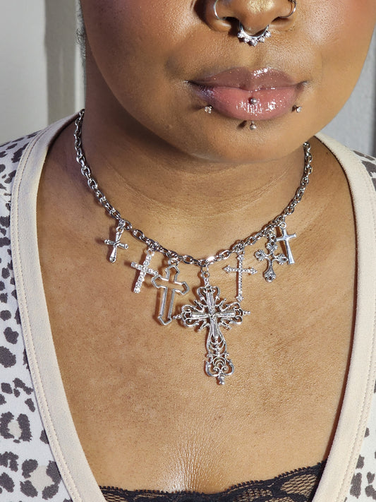 Crossed Necklace