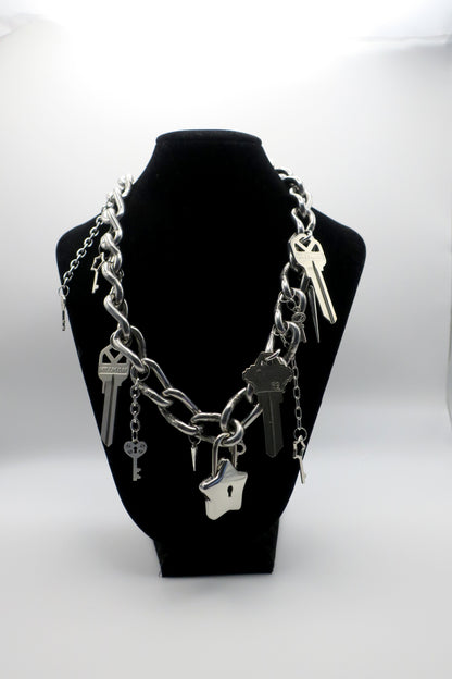 Key Star Locket Chain
