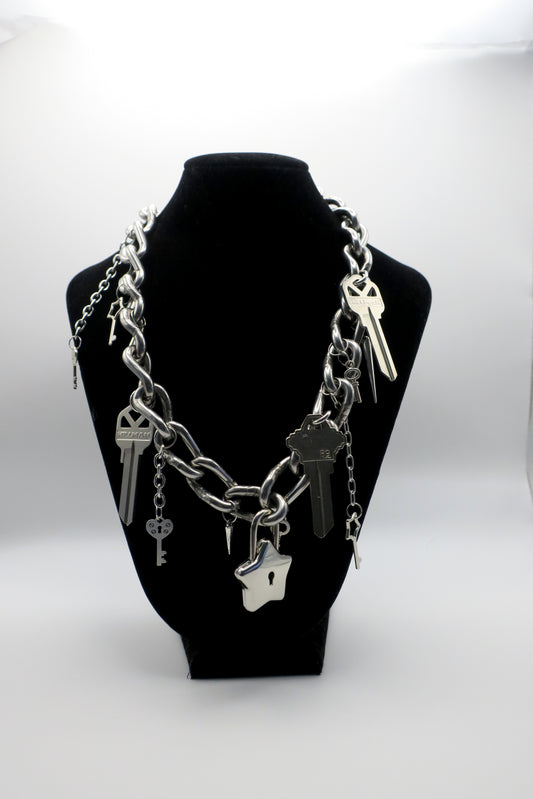 Key Star Locket Chain