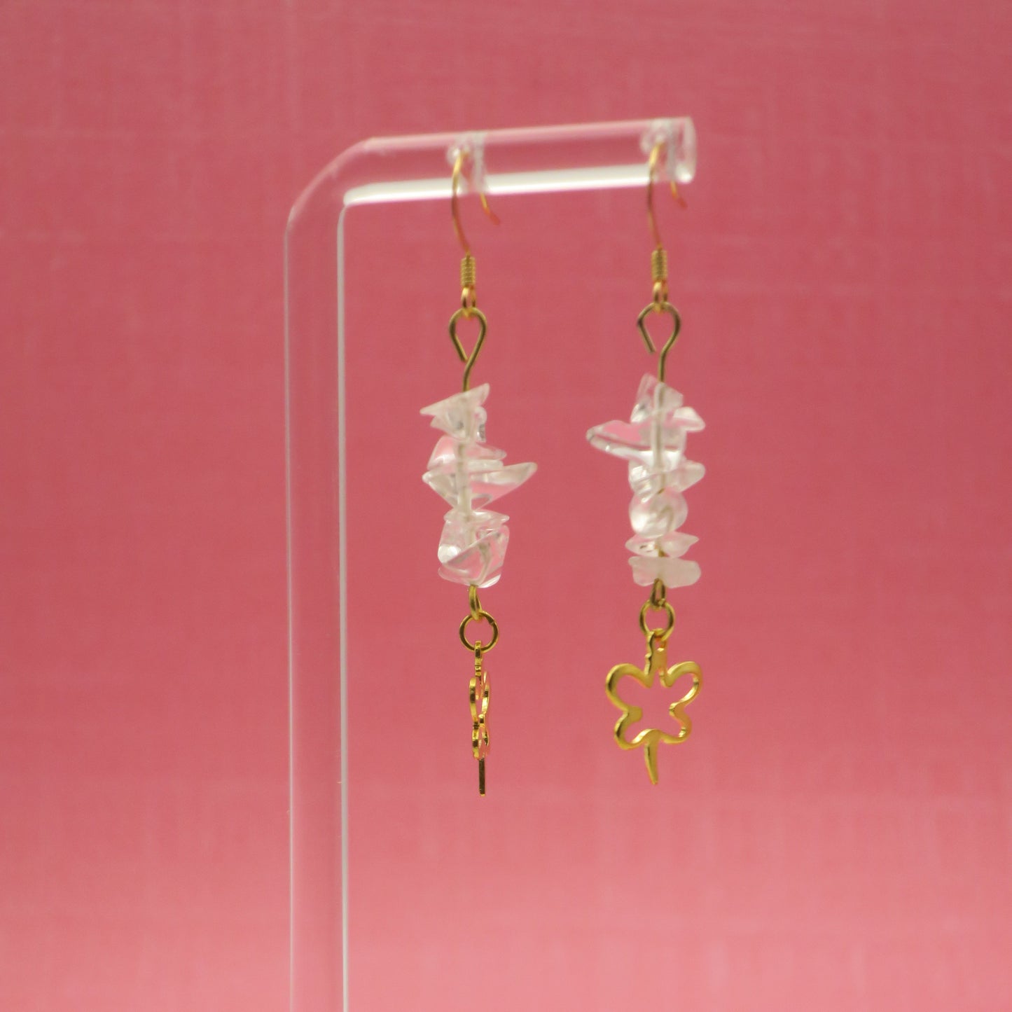 Golden Dragonfly Dangly Earrings