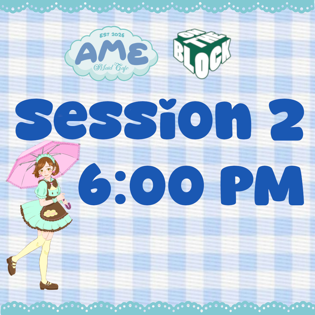 Reservations for Session 2; 6pm 11/08