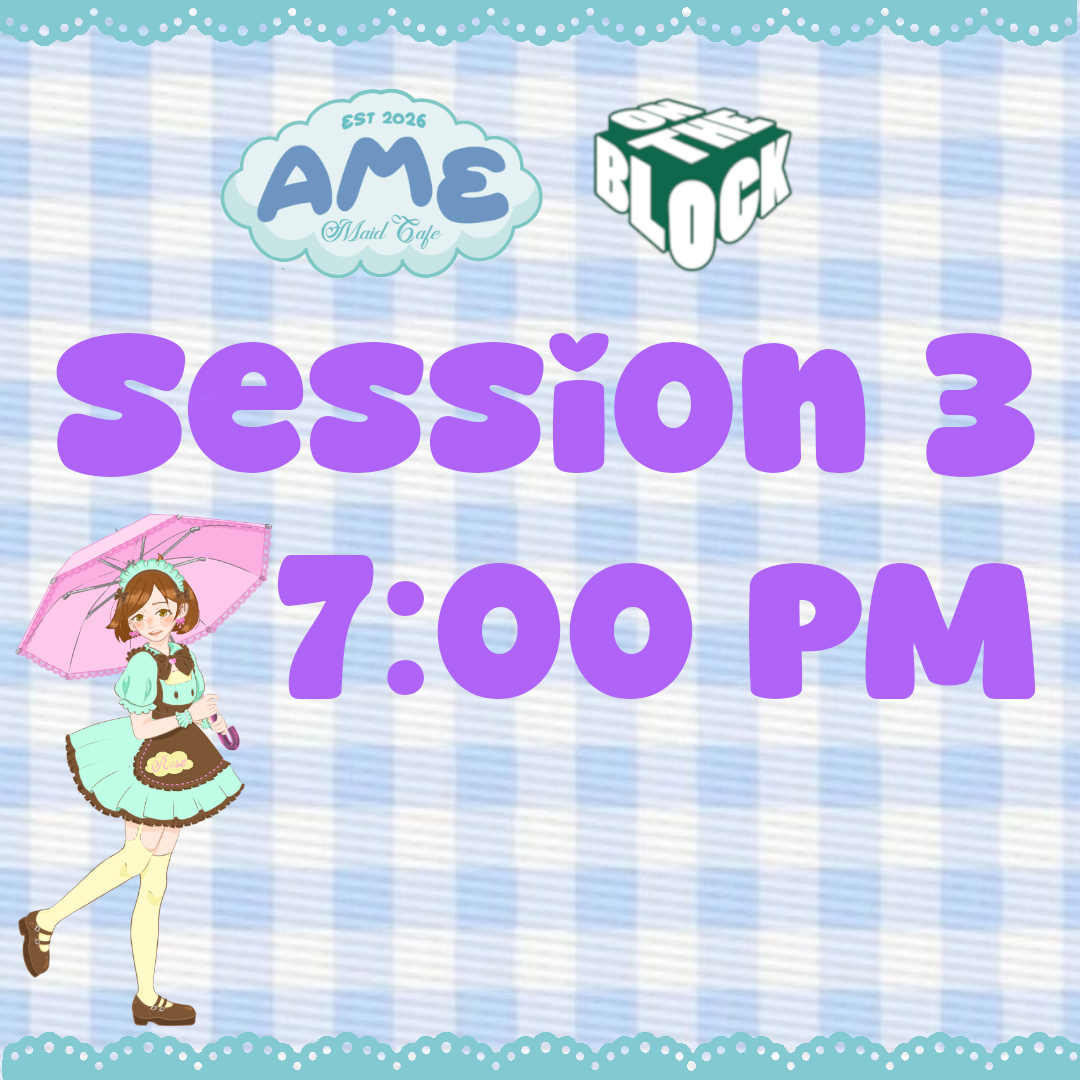 Reservations for Session 3; 7pm 11/08